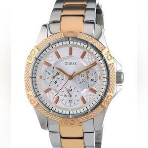 Guess Two-Tone Silver and Gold Watch Tom Hortons